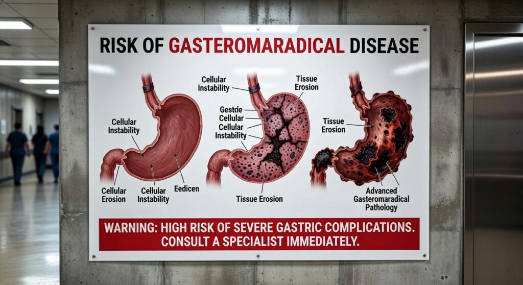 risk of gasteromaradical disease